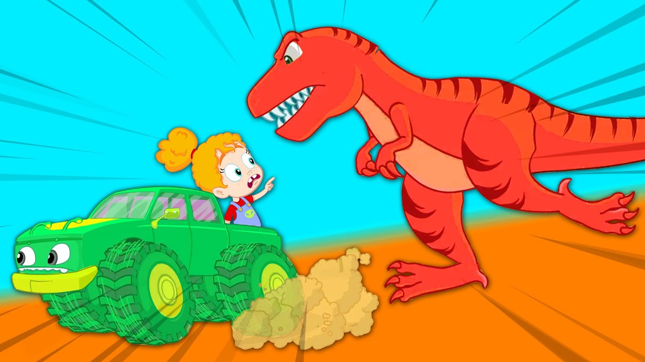 NEW EPISODE - Baby dinosaur is lost! - Groovy The Martian educational cartoon for kids & songs