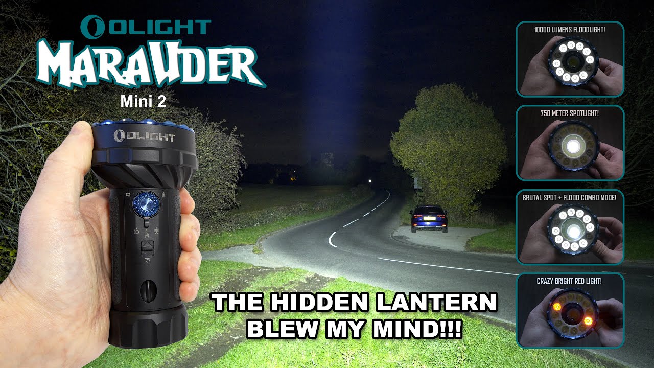 OLIGHT MARAUDER Mini 2 - 10,000 lumens 5 in 1 flashlight!