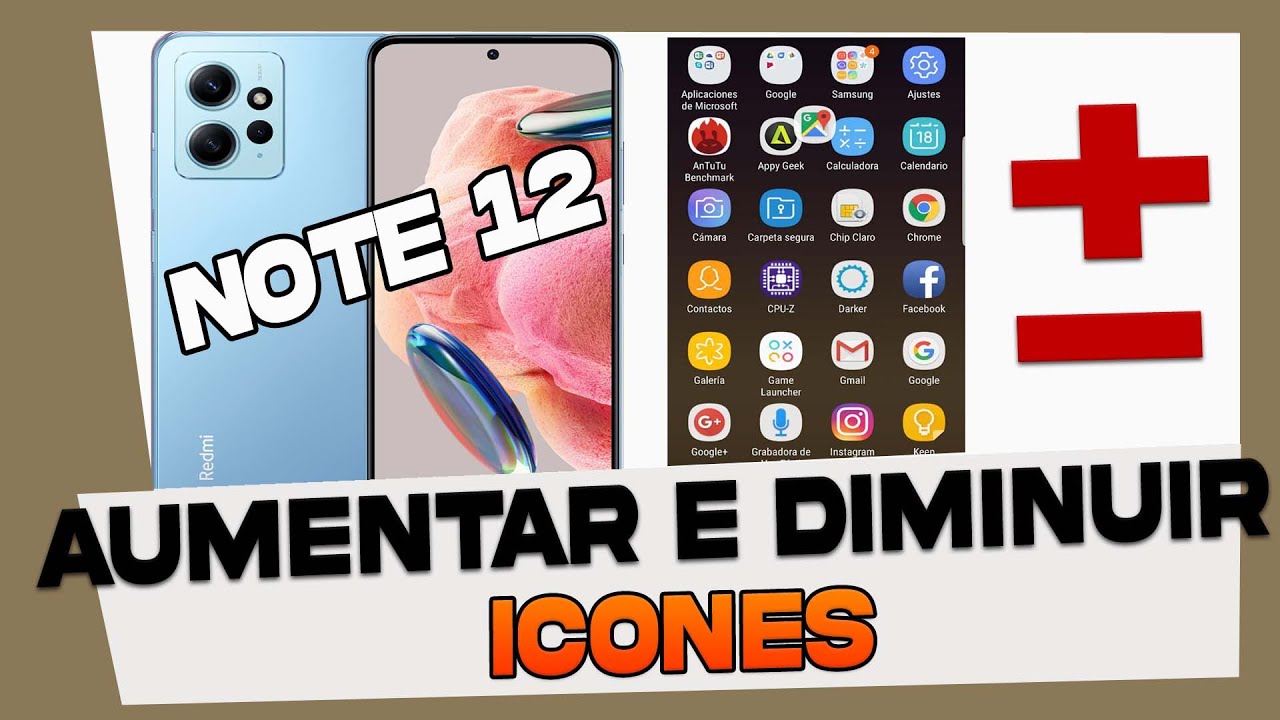 Como Aumentar ou Diminuir o Tamanho dos Icones no Xiaomi Redmi Note 12