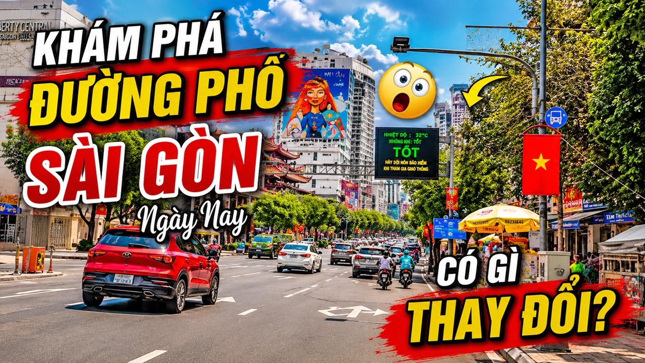 Khám Phá Đường Phố Sài Gòn Ngày Nay Có Gì Thay Đổi?