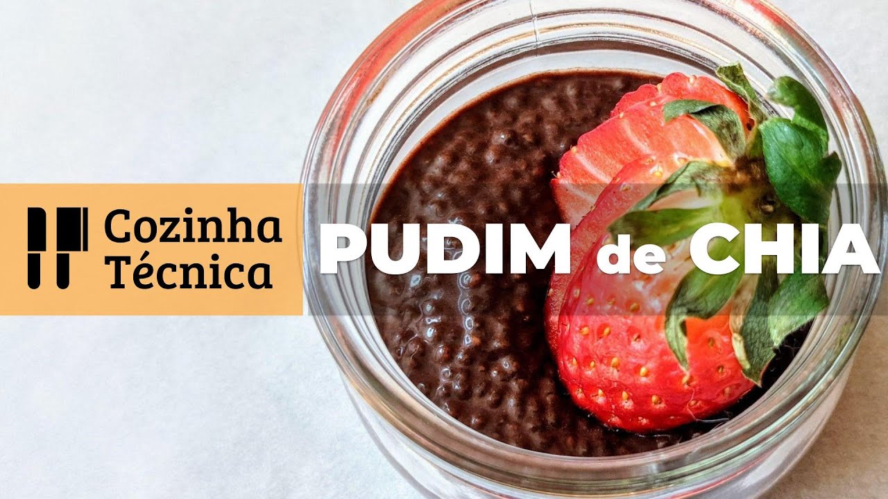 Pudim de Chia com Chocolate | Pudim de Chia com Cacau