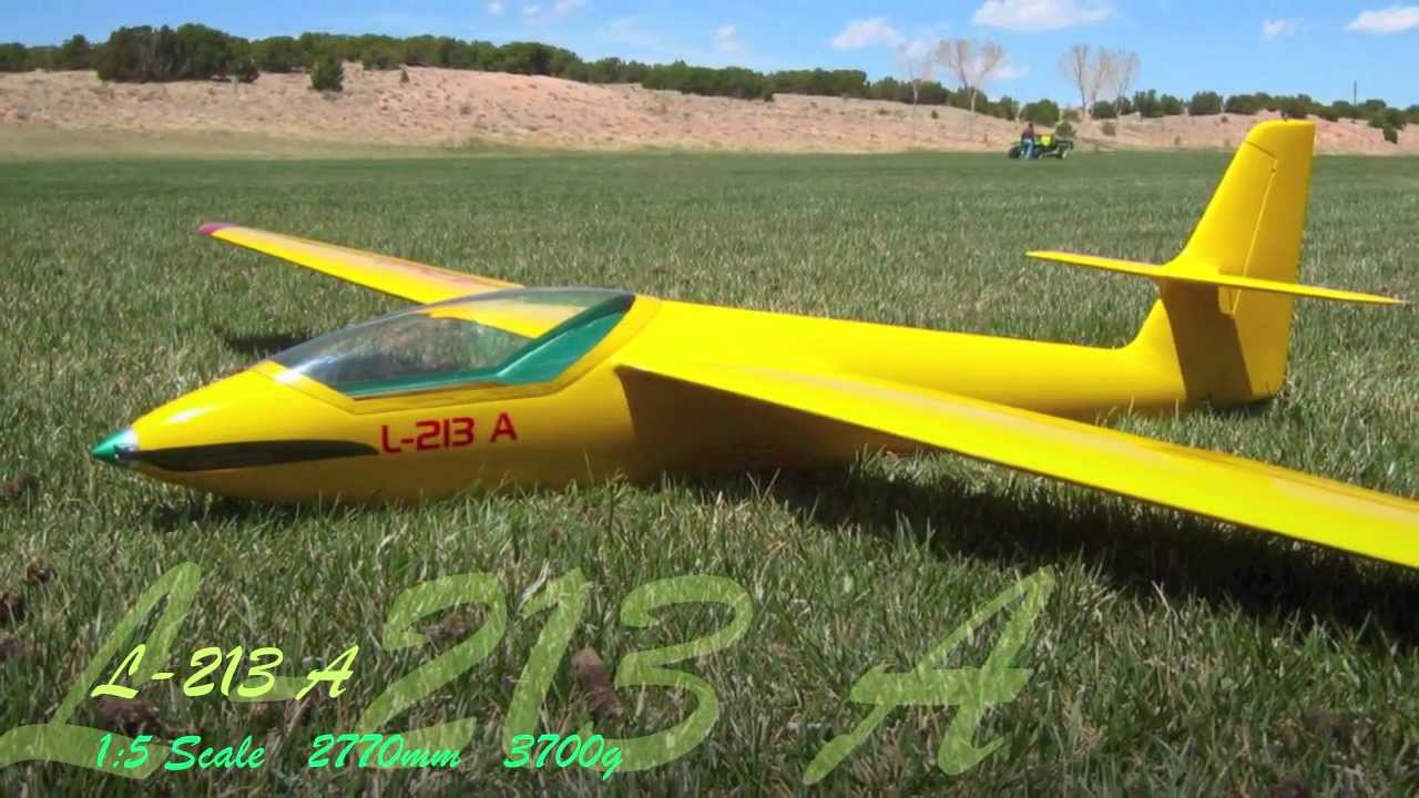 L-213A 1:5 scale RC glider