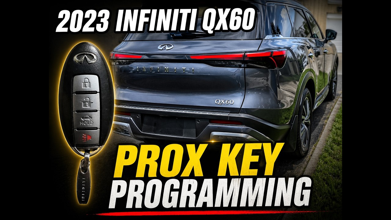 2023 Infiniti QX60 - Prox Key Programming