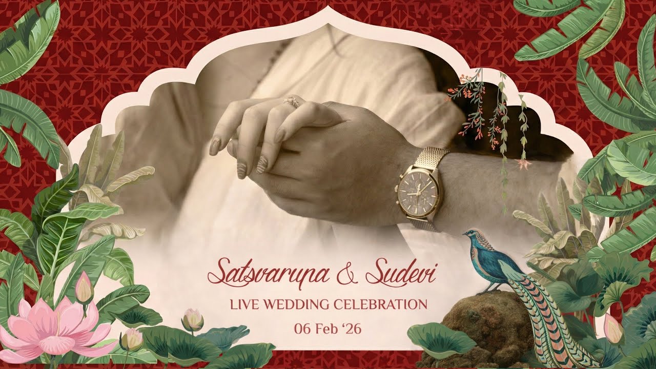 Satsvarupa and Sudevi's wedding celebration