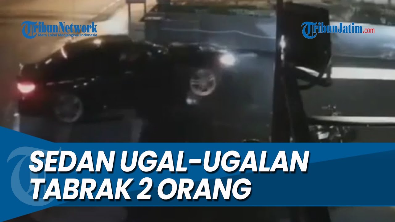 AKSI UGAL-UGALAN NGEDRIFT, Sedan Tabrak 2 Orang di Bandung, Kini Diburu Polisi