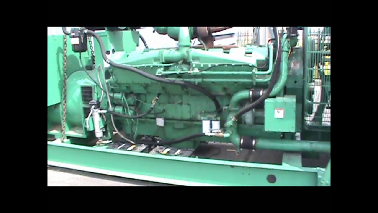 Cummins KTA50-G3 1250kW, 480V w Fuel Tank Open Diesel Generator Set