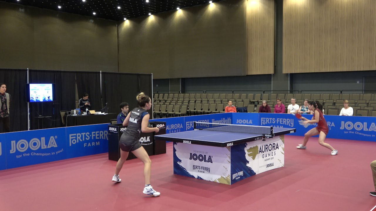 1st Aurora Games 04 Singles Table Tennis - Lily Zhang (USA) vs Izabela Lupulesku (SERBIA)