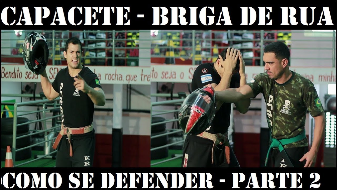 DEFESA PESSOAL CONTRA CAPACETE - COMO SE DEFENDER DE UM ATAQUE NA RUA - KRAV MAGA