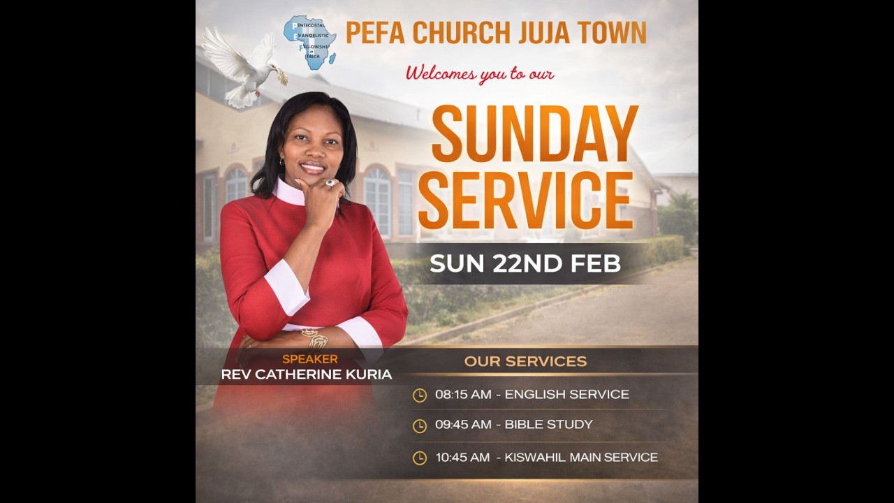 ENGLISH MORNING SERVICE \\ 22ND FEB 2026 \\ MINSITERING REV CATHERINE KURIA