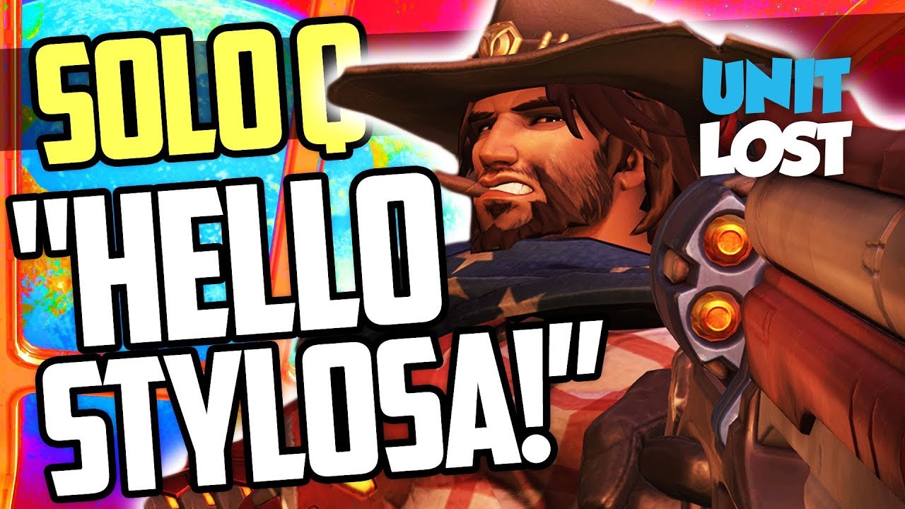 Overwatch -  Undercover In Comp! HELLO STYLOSA! [SOLO Q]