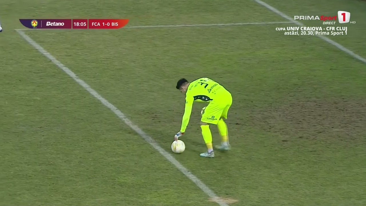 GOOOL! FC Argeș - Gloria Bistrița 1-0. Brobbey marchează cu capul după un corner exacutat de Rață