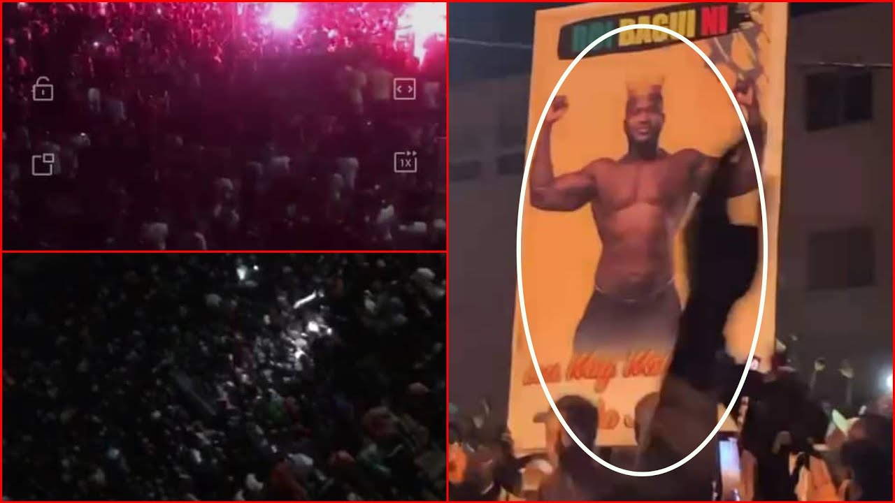Direct - Parcelle une foule immense devant chez Modou Lo a quelques heures de son Open presse...