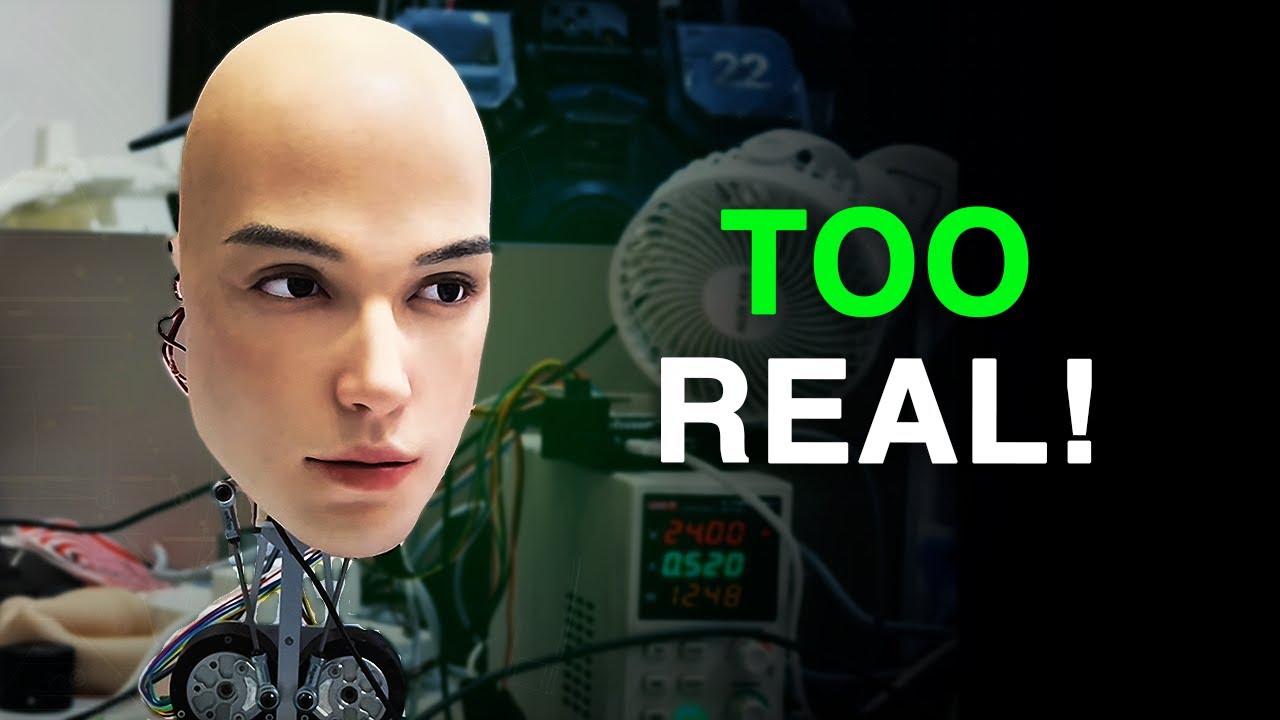 Самый реалистичный робот с лицом?! AheadForm M1 (только голова) выглядит слишком человечно