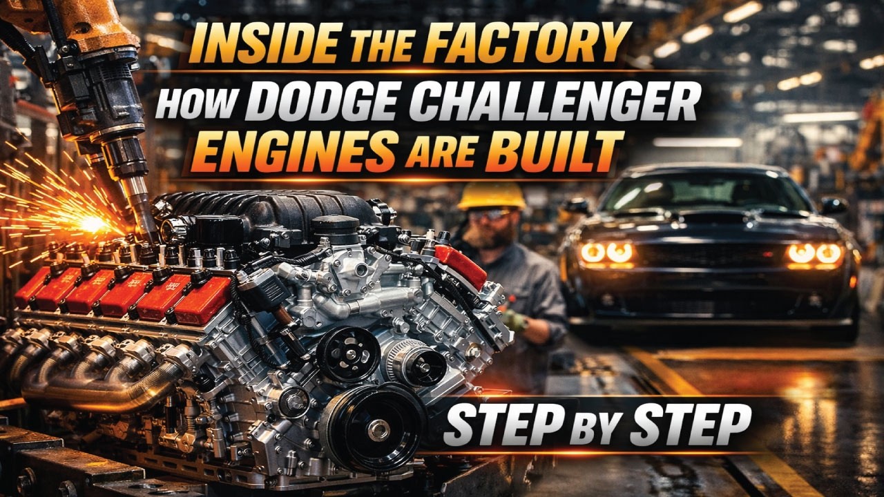 Inside the Factory: How Dodge Challenger Engines Are Built Step by Step