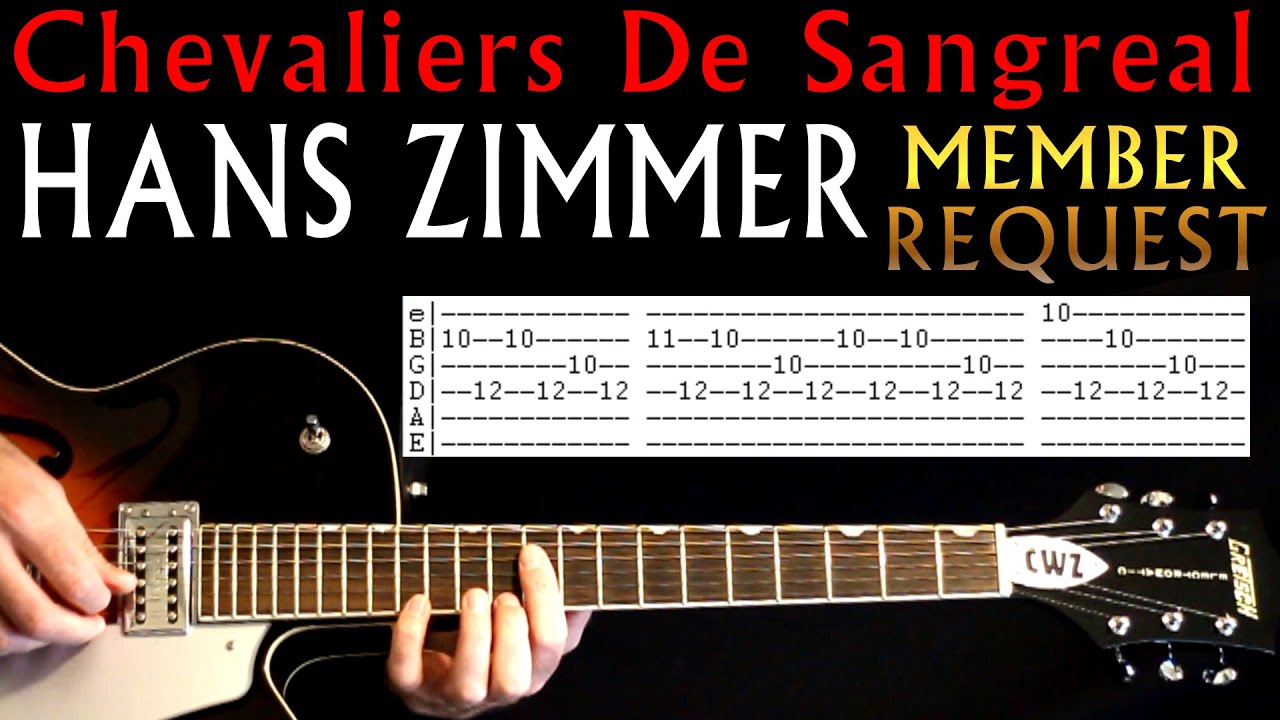 Hans Zimmer Chevaliers De Sangreal Guitar Lesson / Guitar Tabs / Chords / Da Vinci Code Soundtrack