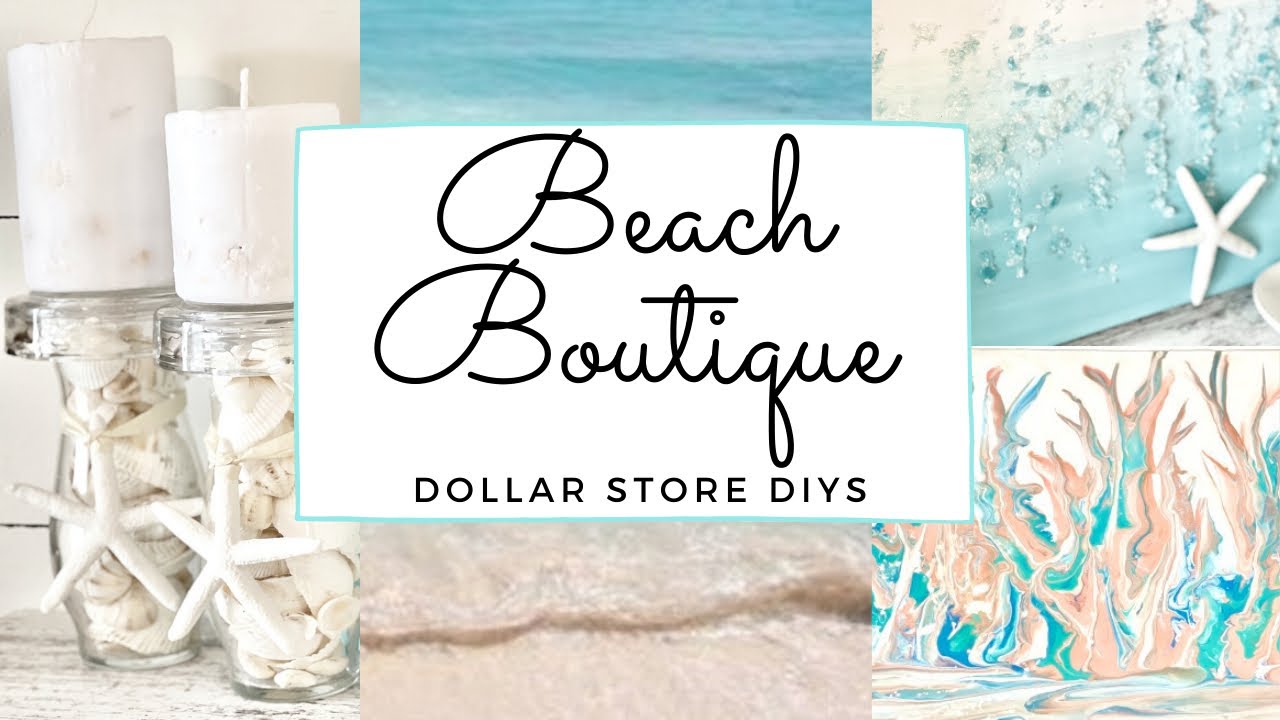 🏝Пляжный декор своими руками/Сделай сам из магазина Dollar Store