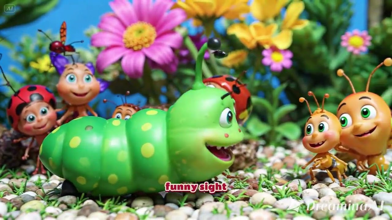 🐛 Caterpillar to Butterfly Song 🦋✨ | 毛毛虫变蝴蝶 儿歌 | Kids Songs & Nursery Rhymes