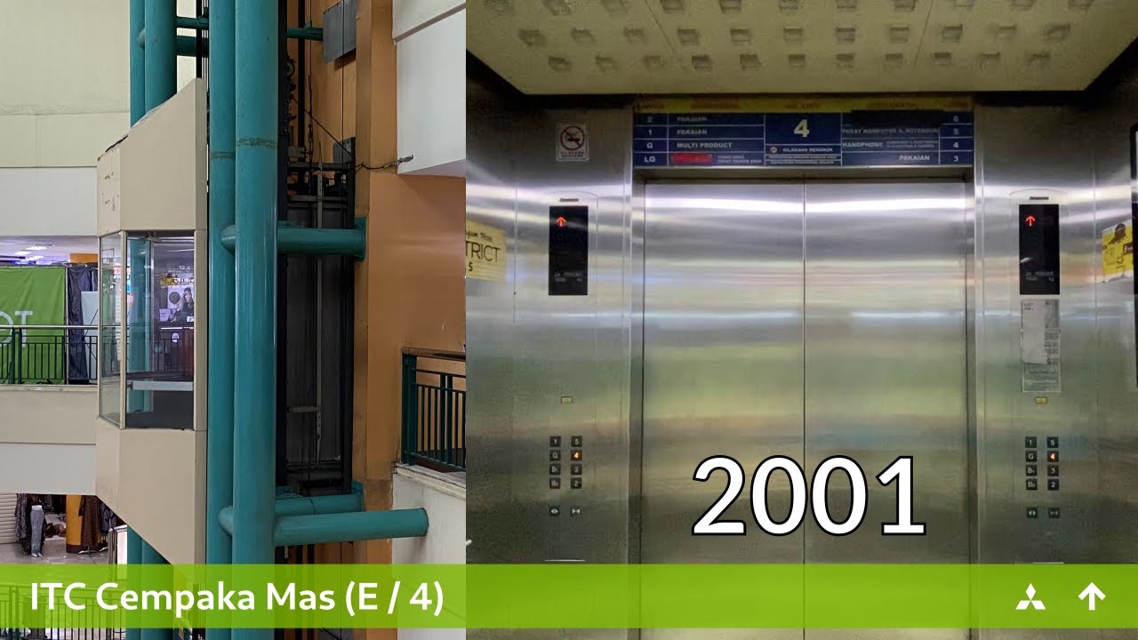 Another Mitsubishi Series GPS Scenic Elevator · ITC Cempaka Mas, Central Jakarta (East Void)