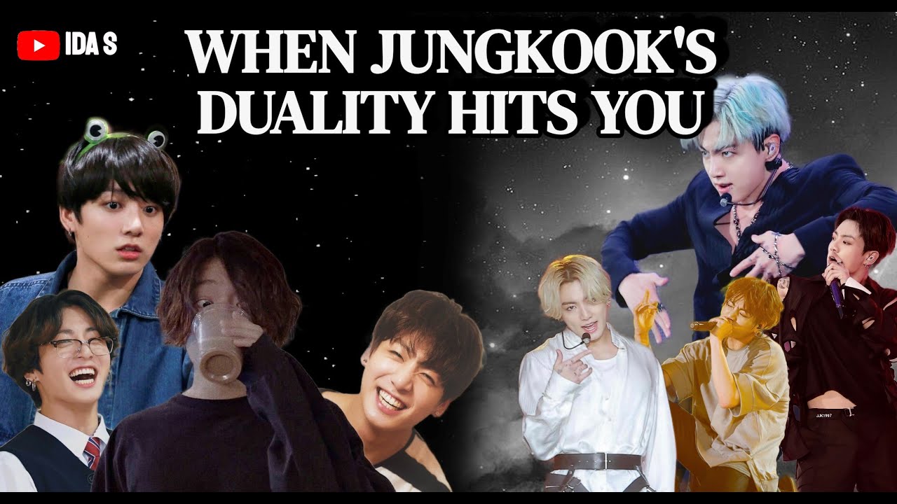 When Jungkook's duality hits you