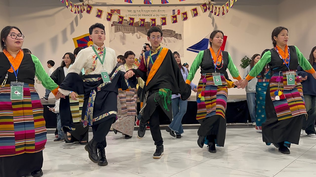 U-Tsang Losar in Paris. Part (2) #tibetan #losarfestival #paris #dance