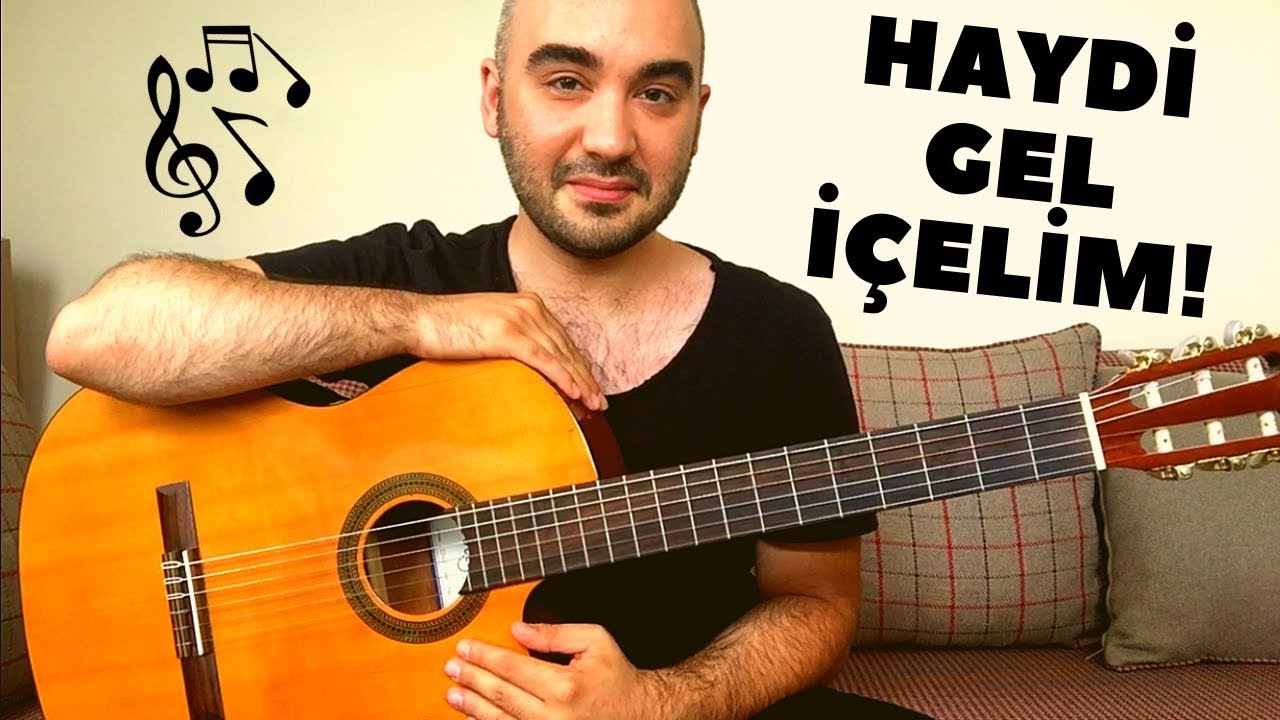 Haydi Gel İçelim ( 💯Gitar Dersi) 😎 Akor+Riff+Solo+Ritim