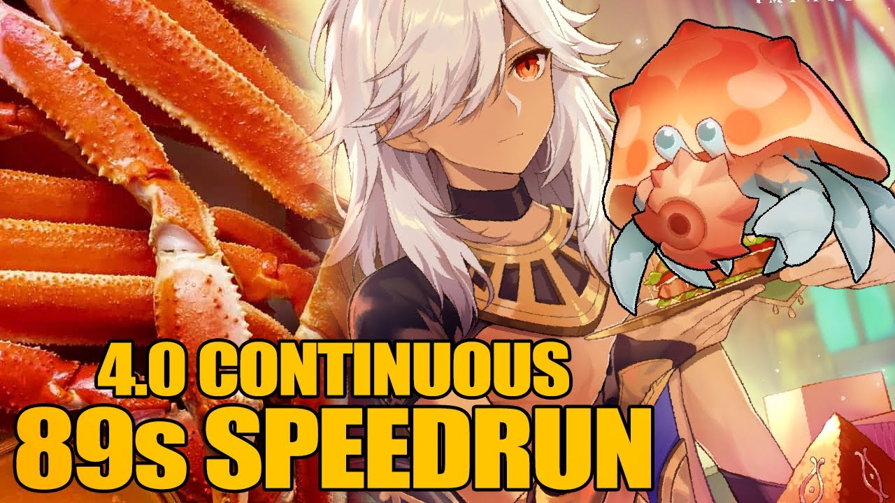 C2 Cyno Continuous Speedrun Top Half 89s | Spiral Abyss 4.0 | Genshin Impact