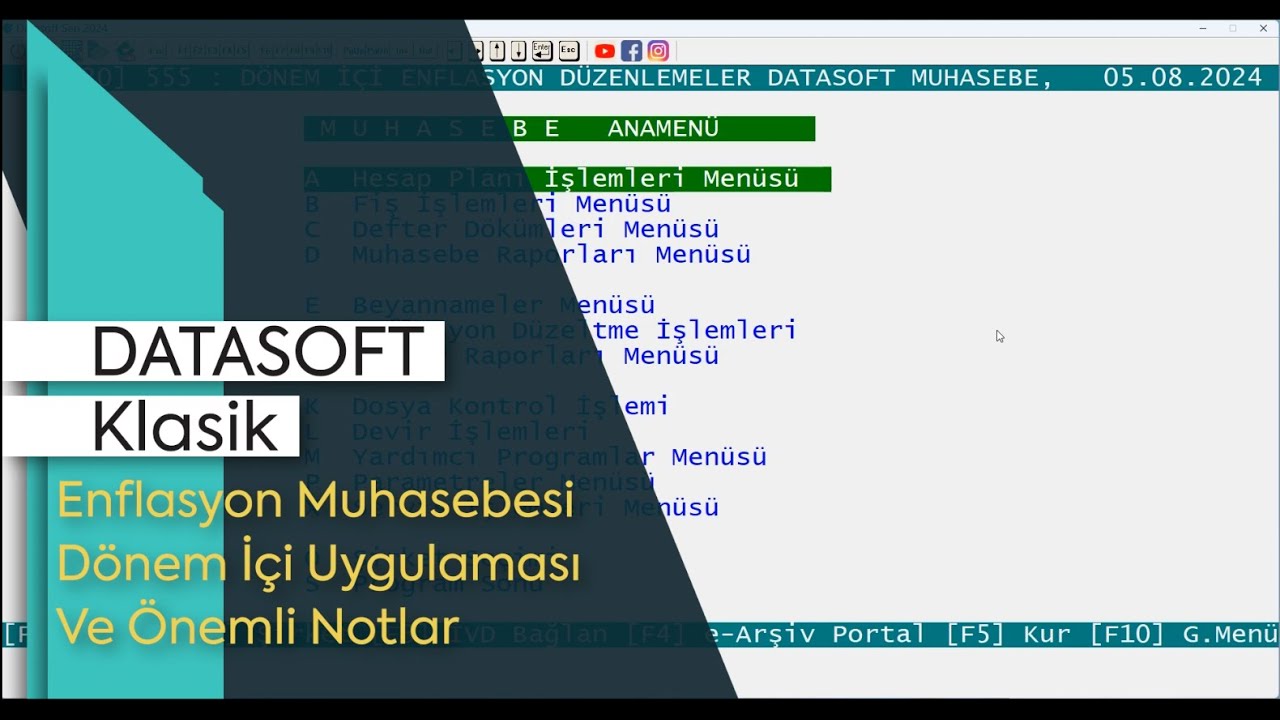 Datasoft Dönem İçi Eğitimi (Fiş tanımı güncellendi)