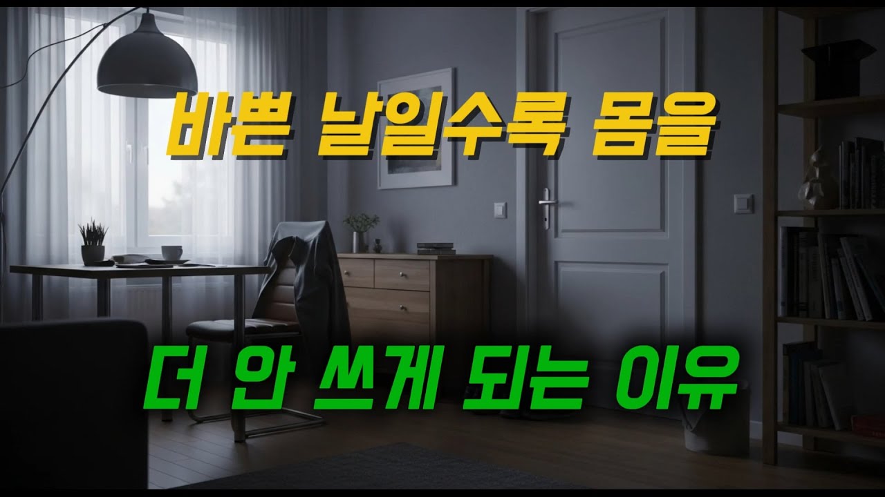 바쁜 날일수록 몸을 더 안 쓰게 되는 이유