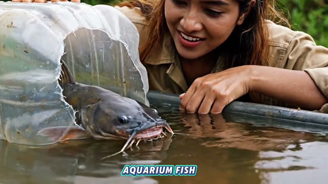 hey ! Catch beautiful aquarium fish in small pond baby turtles, frogs, pencil fishs, guppies,