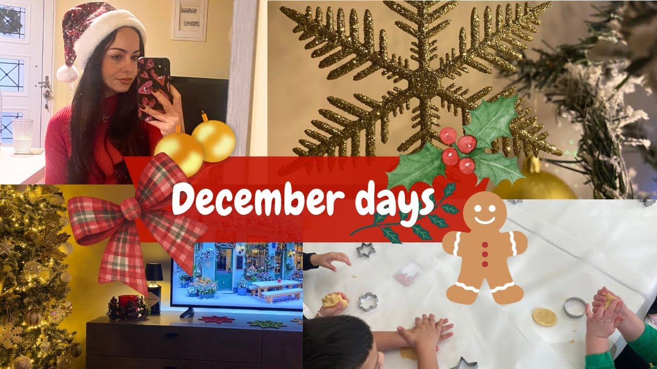 Cozy DECEMBER days vlog 🌠‧₊° Holiday shopping & decorating ✩₊°🦌⊹♡