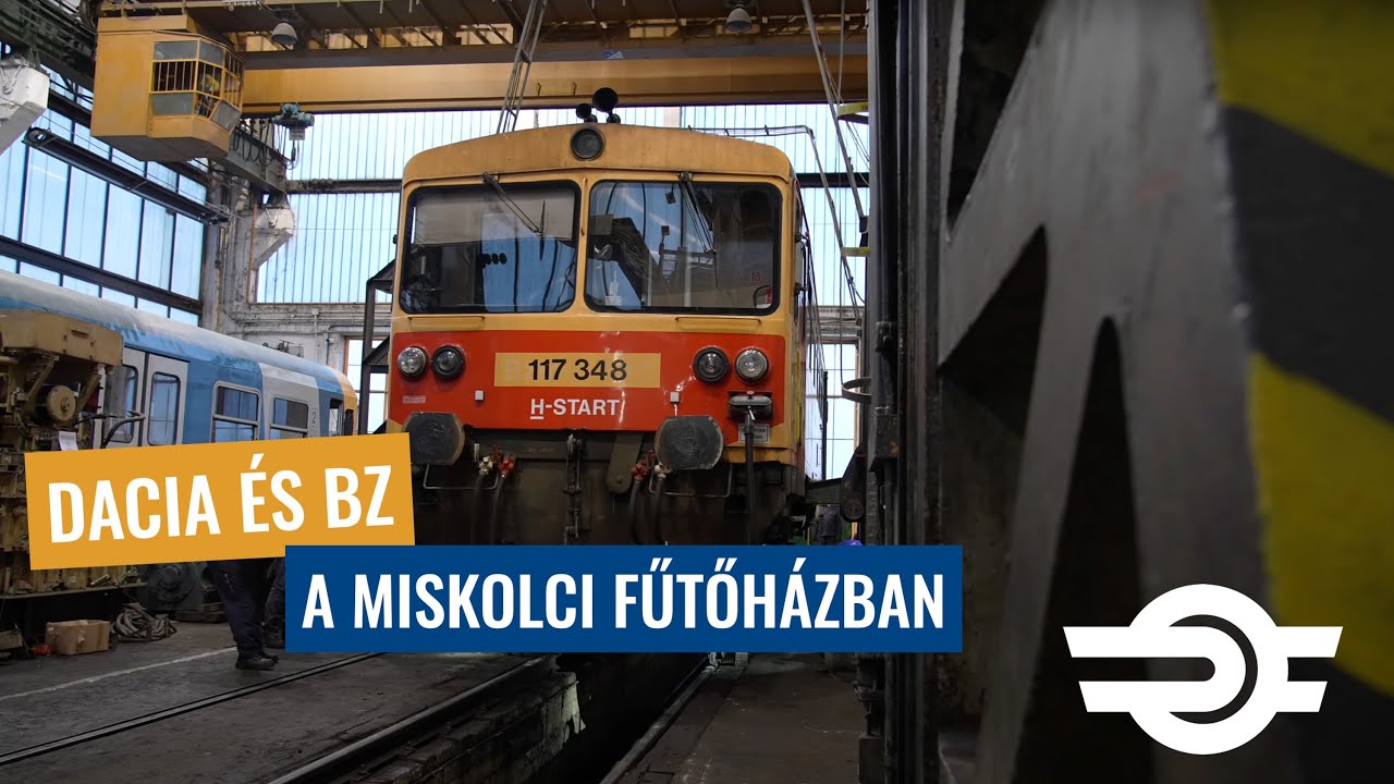 Dacia és Bz a Miskolci Fűtőházban