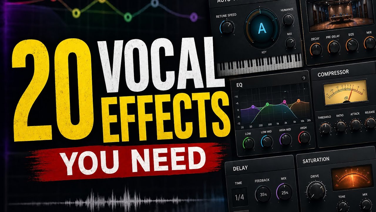 20 Vocal Effects Every Music Producer MUST Know