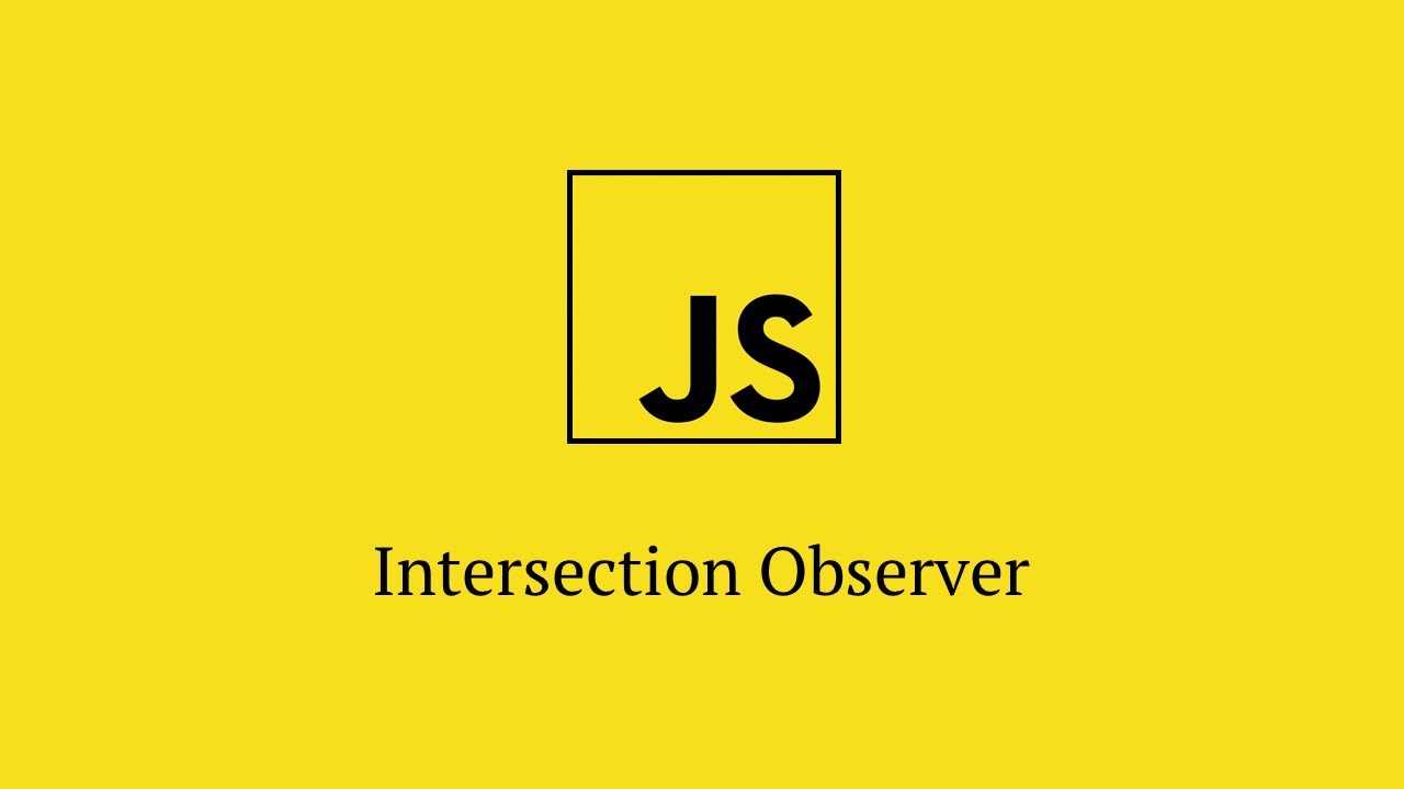 Intersection Observer лёгкий пример