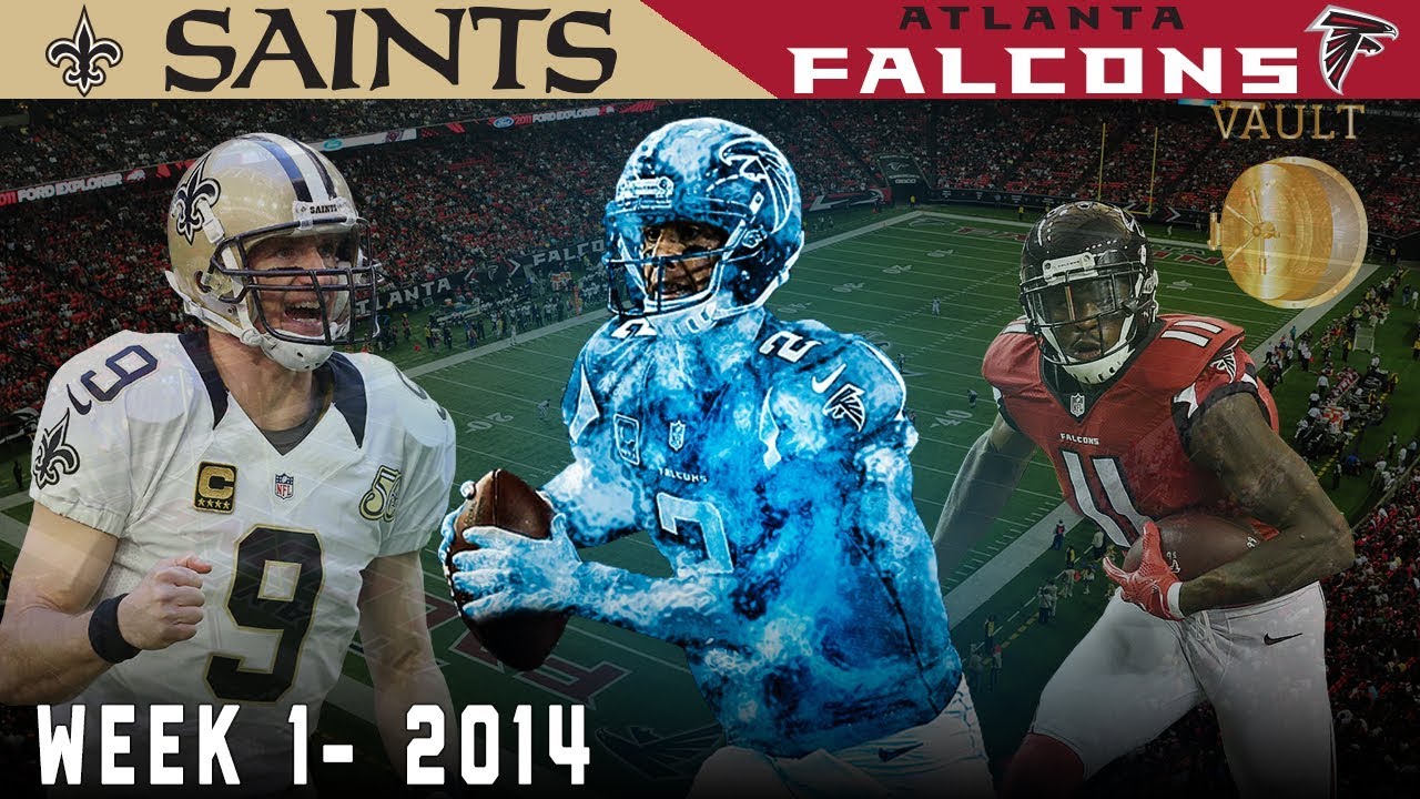 Matty Ice & Brees Duel on Opening Sunday! (Saints vs. Falcons, 2014) | NFL Vault Highlights