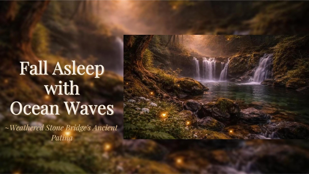 Ocean Waves for Peaceful Sleep — Weathered Stone Bridge’s Ancient Patina