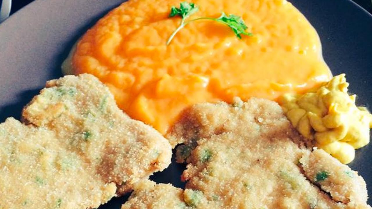Milanesas de Seitán con Puré de Calabaza | K3: Kocina kon Koala