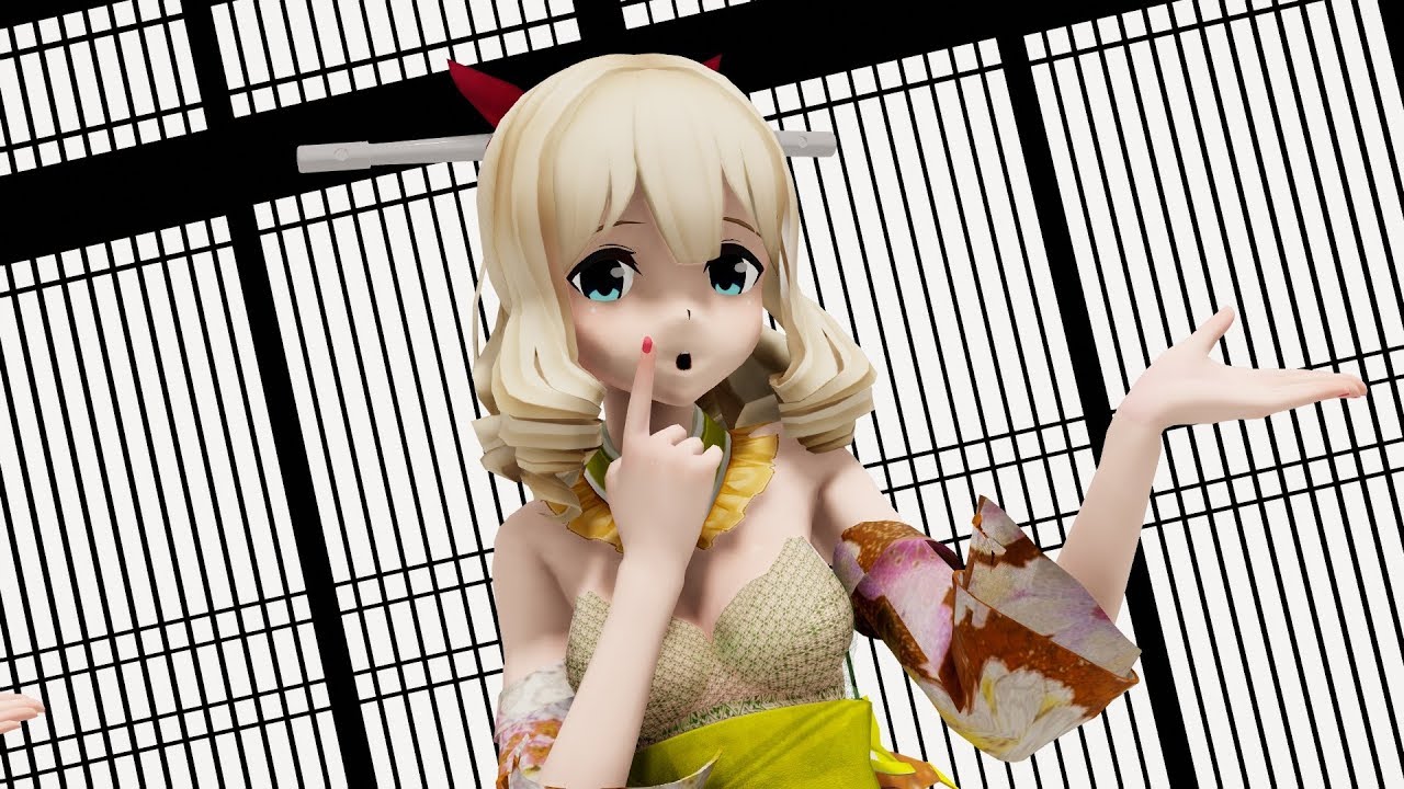 【MMD艦これ】神風、松風、旗風で桃源恋歌