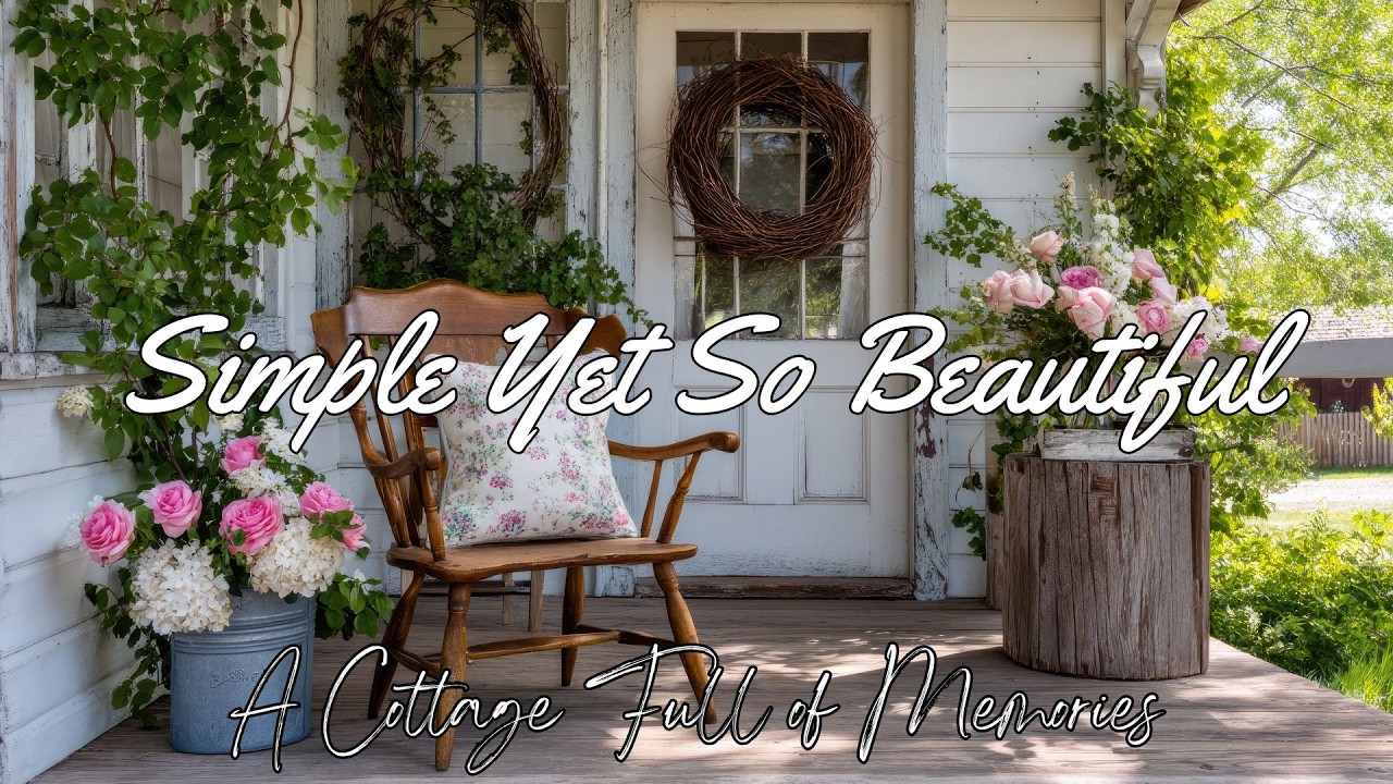 Cozy Cottage Easter Decor Tour | Small Space Victorian Farmhouse Charm
