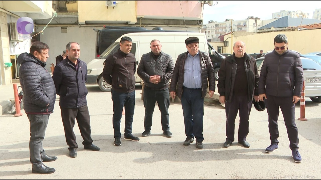 Binanın zirzəmisi zəbt edildiyindən çıxarış ala bilmirlər