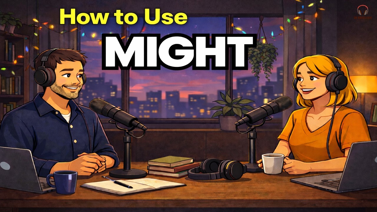 How to Use “MIGHT” Naturally in Everyday English | Real-Life English Conversation Podcast