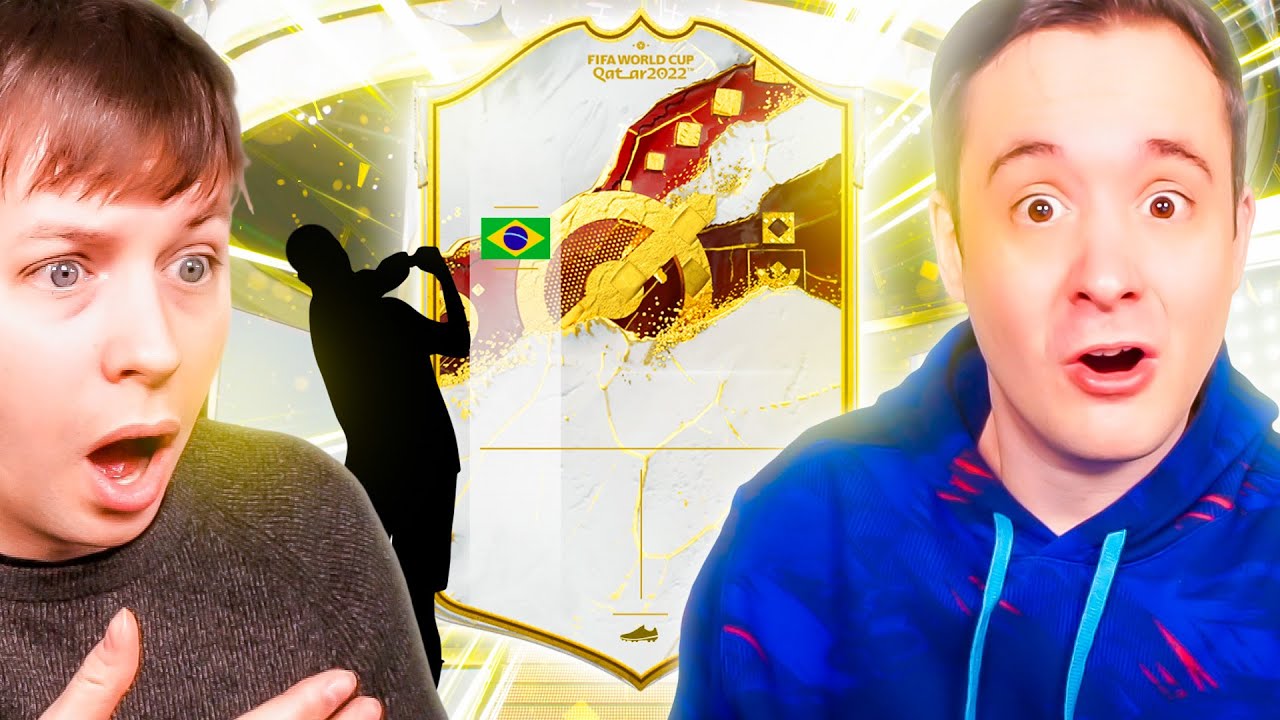 OMG I PACKED THIS HUGE BRAZIL WORLD CUP ICON!! - FIFA 23 RTTF PACK OPENING