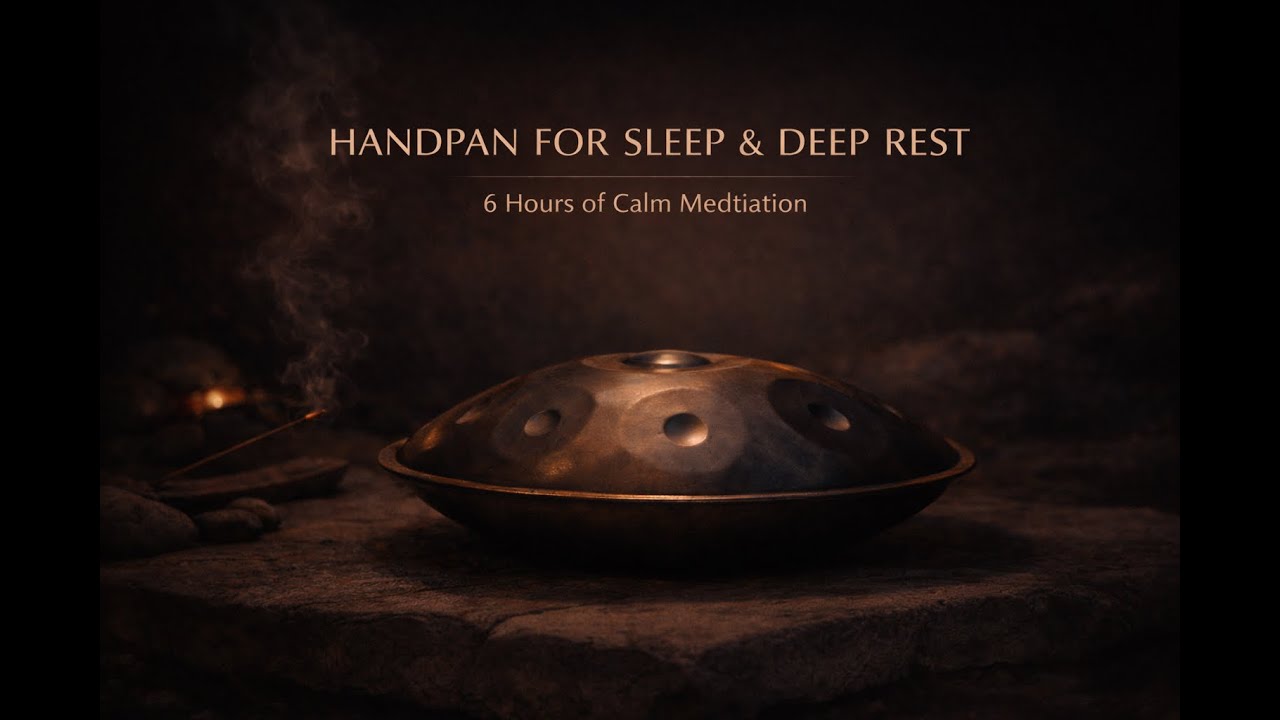 Handpan for Sleep & Deep Rest 6 Hours – Ambient Meditative Music for Overnight Calm