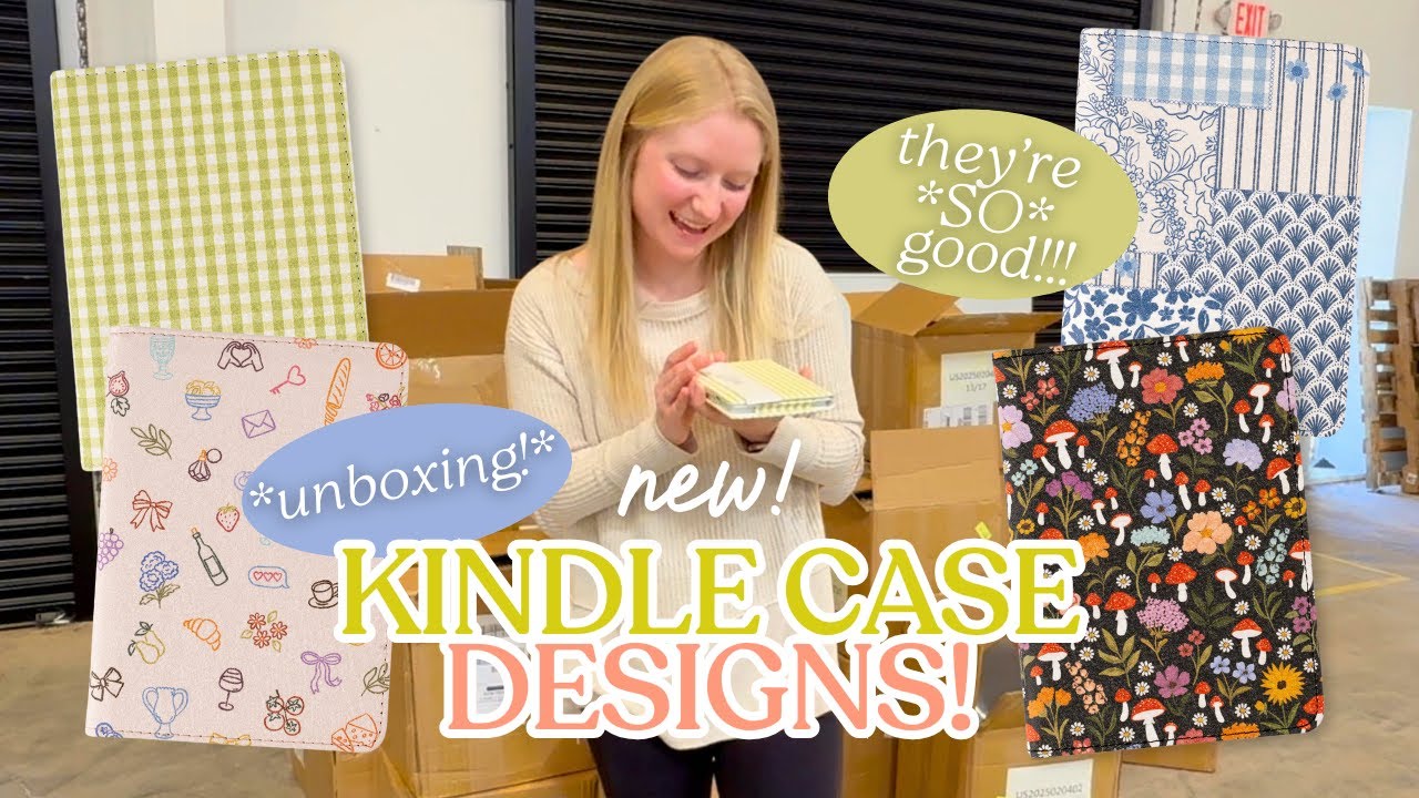 My Latest Delivery Debacle - and Seeing my BRAND NEW kindle cases for the first time!
