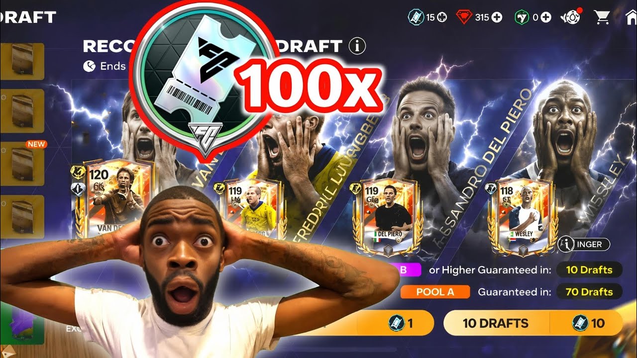 Ea Fc Mobile 26 &bull; 100x New Draft Voucher Pack Opening 💥// #fcmobile #fifamobile 