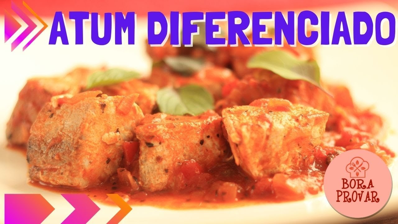 Atum com Molho de Tomate e Manjericão, um Receita de Atum Diferenciado