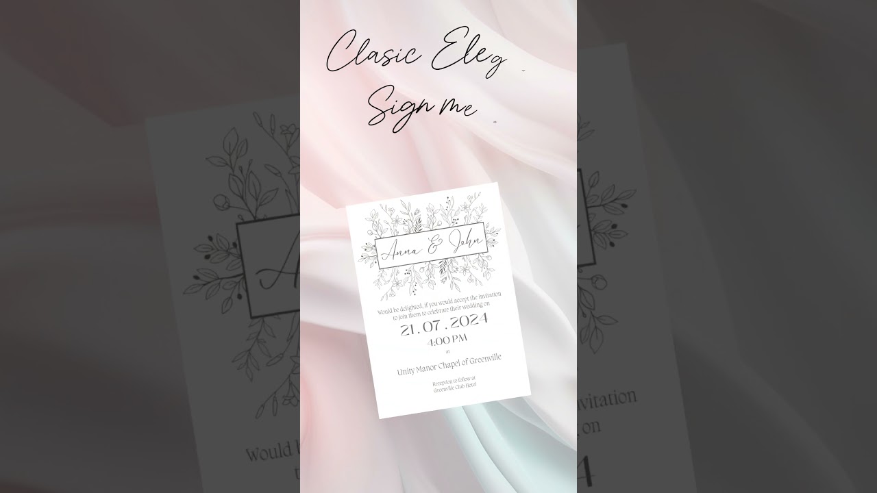 Choose your style! DIY invitation templates, easy to edit with FREE Canva account 