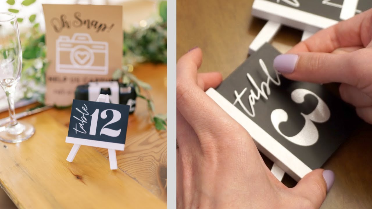 Wedding DIY Table Numbers On a Budget! | Farmhouse | Knitting House Square