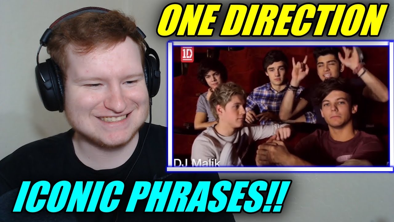 Iconic One Direction phrases every directioner should know REACTION!!!