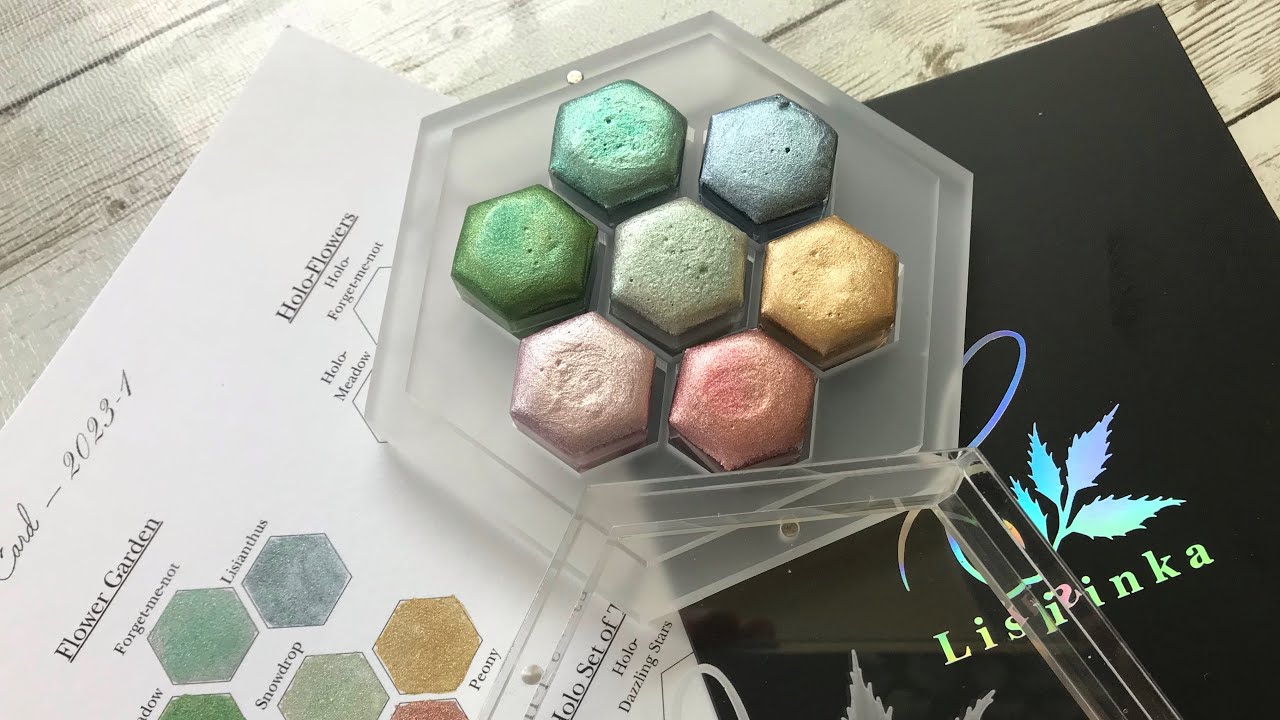 New Handmade Watercolor paints from  Lisilinka brand