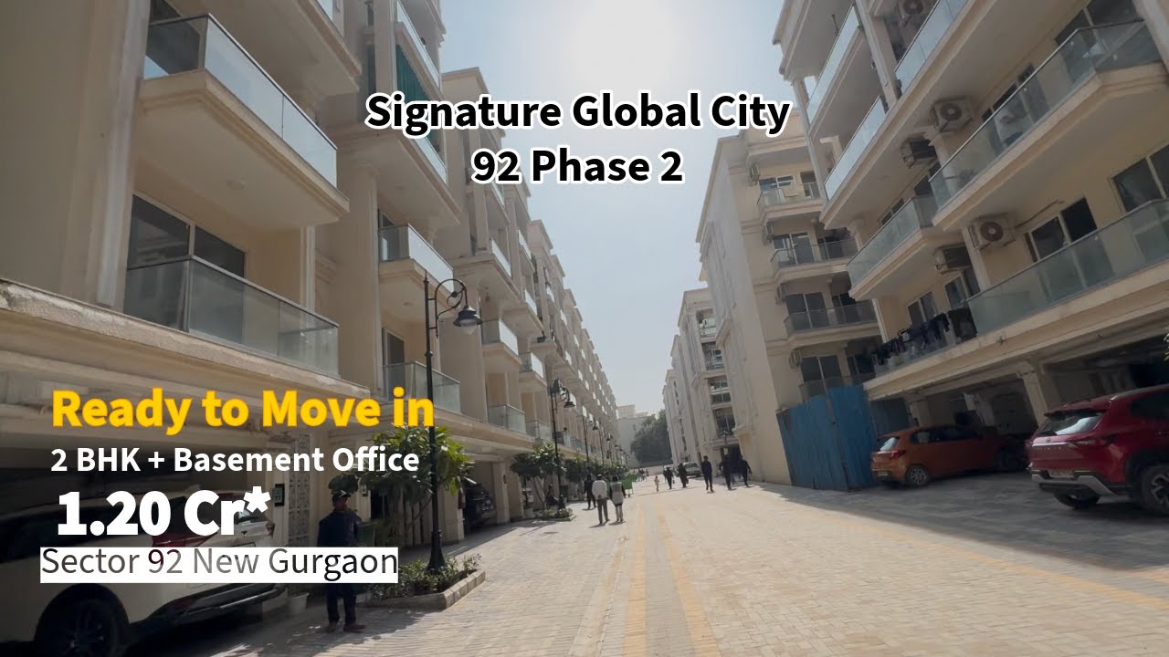 1230 Sqft 2 BHK with Basement Office in New Gurgaon at S G City 92 Most value for money deal